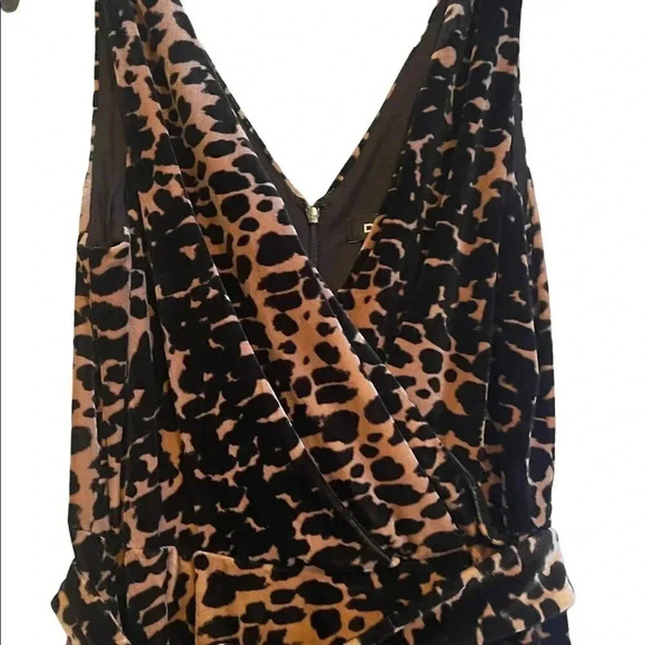 New Without Tags DKNY Velvet Leopard Print Dress - Size 4 - Picture 3 of 7